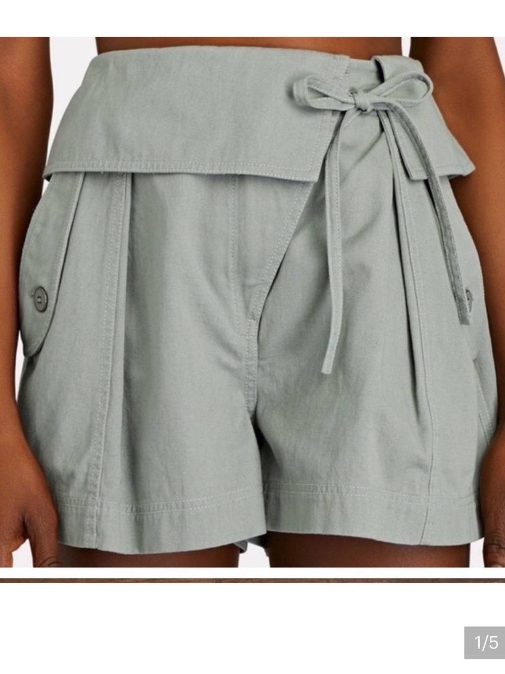 Ulla Johnson Carter Twill Shorts